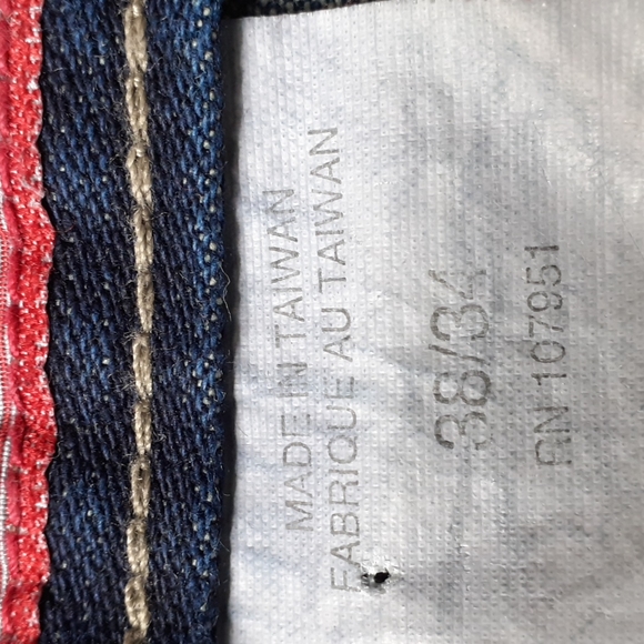 Emanuel Ungaro Men's Blue Jeans Straight Leg Size 38x32 1/2 - Picture 15 of 16